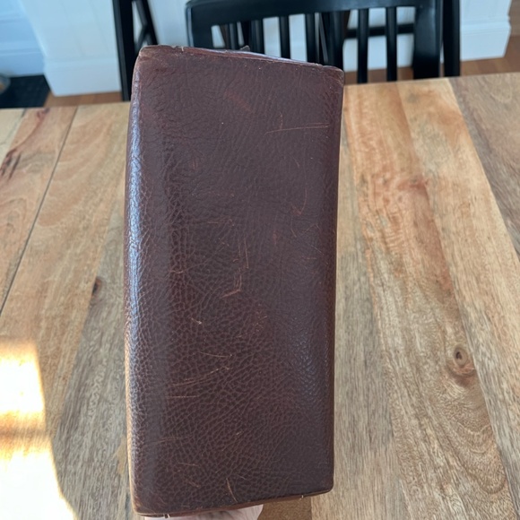 Cole Haan Brown Leather Toiletry Bag - Picture 4 of 6